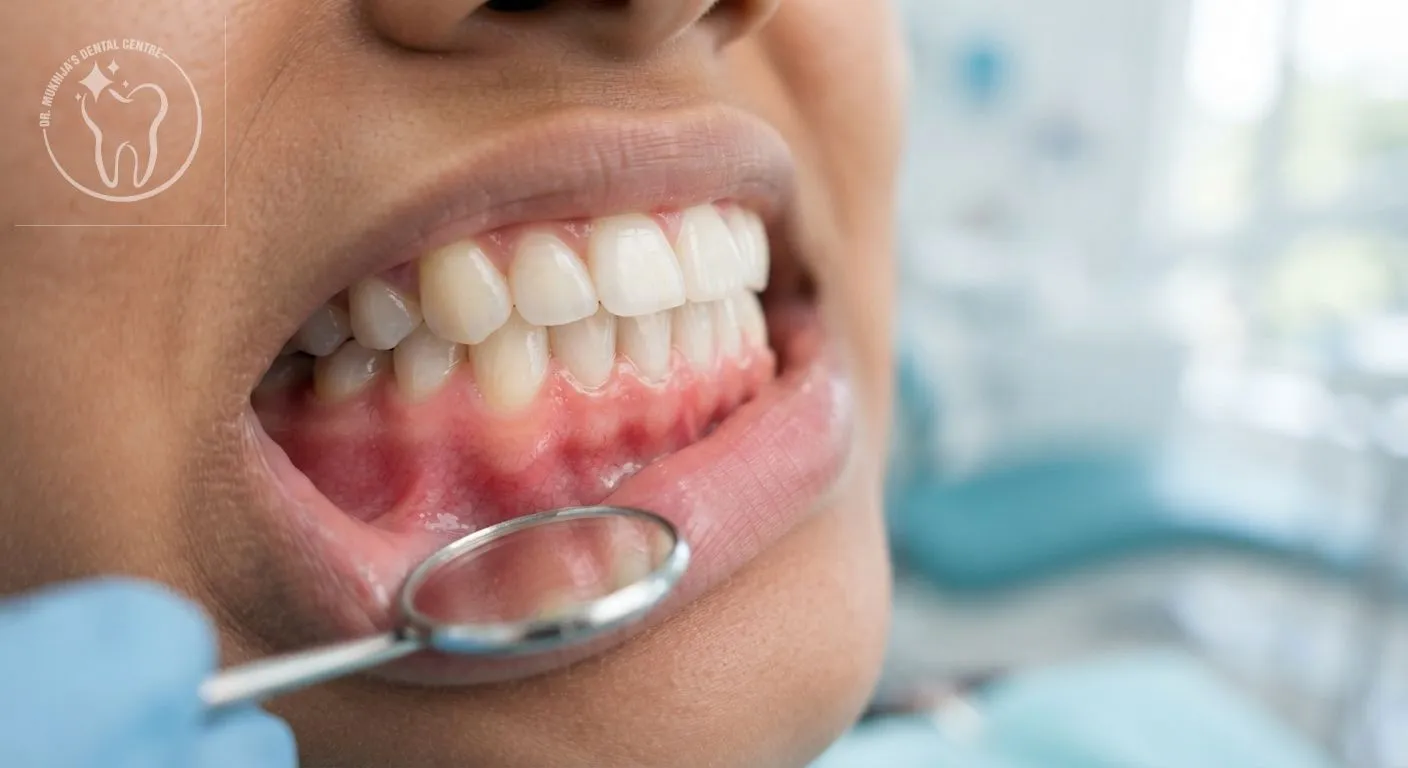 Gums treatment — laser gum procedure
